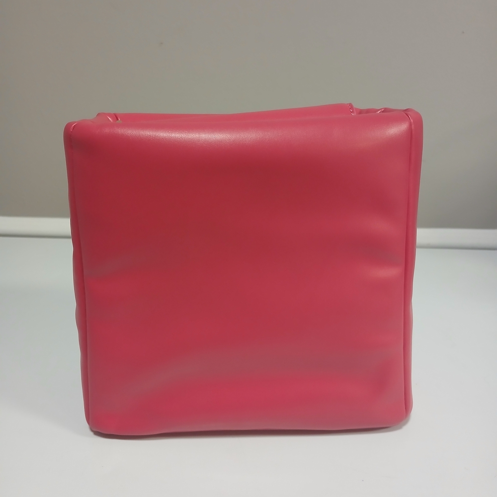 New! EGO Puffer Feel Inside Snap Mini Bag With Gold Shoulder Crossbody Chain
